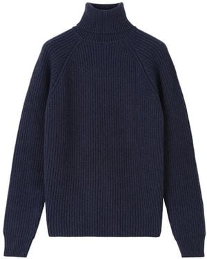 Fortela Oslo High-Neck Jumper - Blue