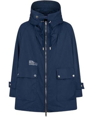 DSquared² Hooded Pocket Coat - Blue