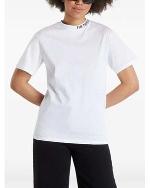 The North Face Logo-Embroidered T-Shirt - White