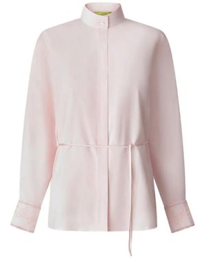 Shanghai Tang Silk Blouse - Pink