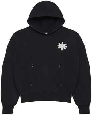 LOSTSHDWS Distressed-Effect Hoodie - Black