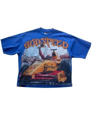 Godspeed T-Shirt F1 Fnishline - Blu