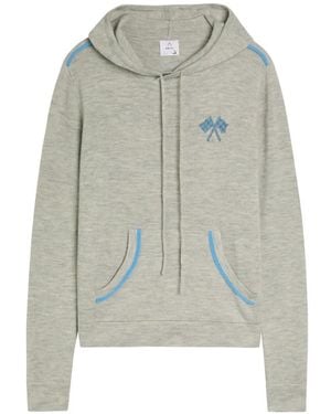 AN-Y1 Embroidered Hood Jumper - Grey
