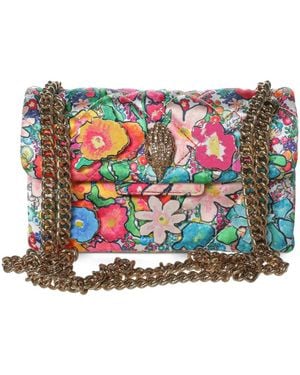 Kurt Geiger Bolso De Hombro Kensington Con Motivo Floral - Gris