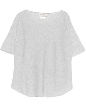 Bruno Manetti Boat-Neck Knitted Top - White