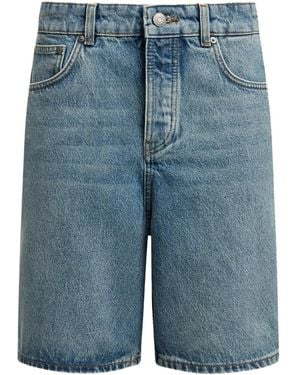 12 STOREEZ ボーイフレンド デニムショーツ - ブルー