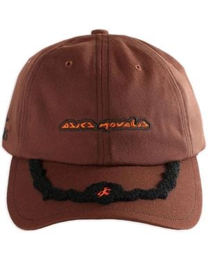 Asics X Kiko Kostadinov Embroidered-Detail Baseball Cap - Braun