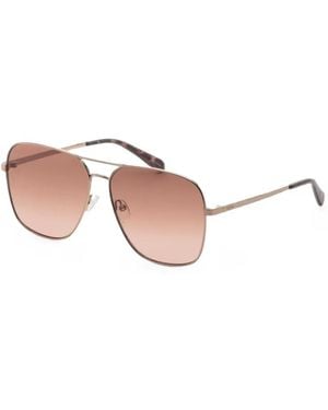 Fossil Geometric-Frame Sunglasses - Pink