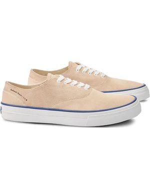 Fortela Suede Lace-Up Trainers - White