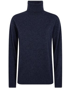 P.A.R.O.S.H. Cashmere Roll-Neck Sweater - Blue