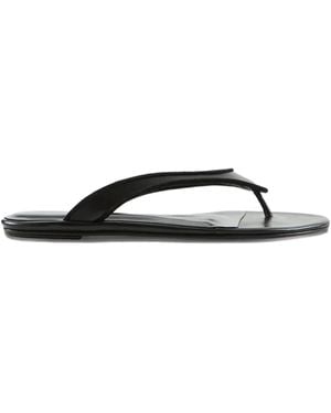 Jude Trim Thong Slides - Black