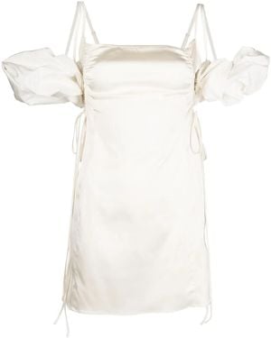 Jacquemus La Mini Robe Chouchou Minidress - White
