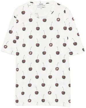 Stine Goya Cherry-Print T-Shirt - White