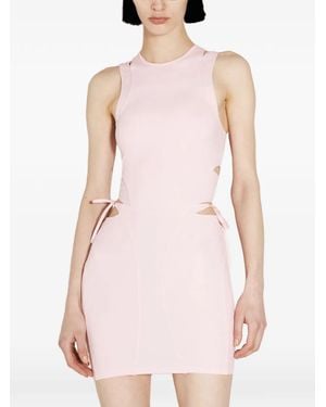 Vetements Cut-Out Mini Dress - Pink