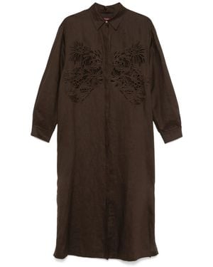 Max Mara Megaton Shirt Dress - Brown
