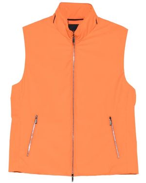 Moorer Vidago-Gt Zip-Up Sleeveless Gilet - Orange