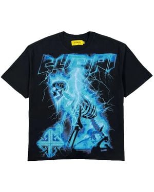 GUAPI Revived Graphic-Print T-Shirt - Blue