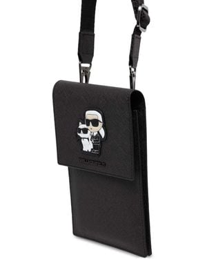 KARL LAGERFELD Ikonik Karl Shoulder Bag - Black