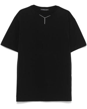 Y. Project Y Chrome T-Shirt - Schwarz