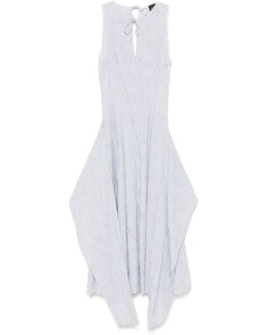 Loewe Cotton Blend Midi Dress - White