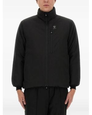 South2 West8 Logo-Patch Jacket - Black