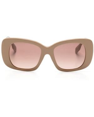 Burberry Gafas de sol con placa del logo - Rosa