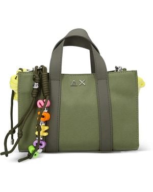 Sun 68 Shopper Mit Logo-Schild - Grün