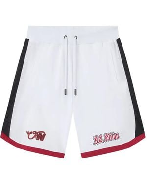 Off-White c/o Virgil Abloh X Ac Milan Short À Imprimé Arrow - White
