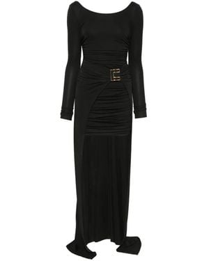 Elisabetta Franchi Carpet Dress - Black