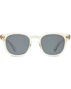 Garrett Leight Ace Ii Square Sunglasses - Grey