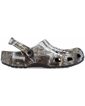 Crocs™ Classic All-Terrain Pleasures Realtree Edge Camo Mules - White