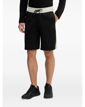 Guess Scuba Drawstring Panelled Shorts - Black