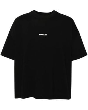 Bonsai ロゴ Tシャツ - ブラック