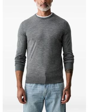 Hackett Crew Neck Long-Sleeve Jumper - Grey
