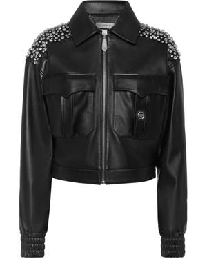 Philipp Plein Deluxe Signature Jacket - Black