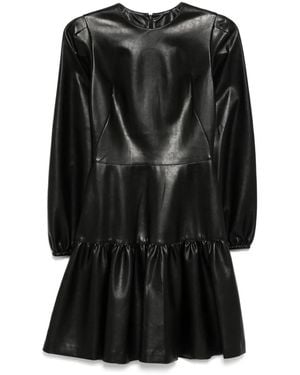 Ermanno Scervino Long-Sleeve Midi Dress - Black