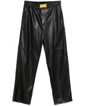 Iceberg Faux-Leather Trousers - Grey