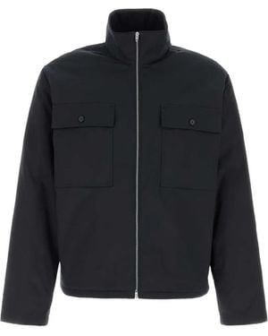 Jil Sander Chaleco Con Cuello Alto - Azul