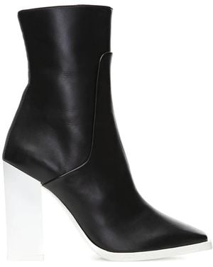 Lanvin Leather Ankle Boots - Black
