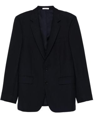 Fursac Buttoned Blazer - Black