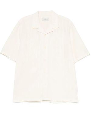 Officine Generale Seersucker Short-Sleeve Shirt - White