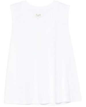 Psophia Sleeveless Top - White