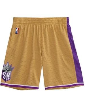 Mitchell & Ness X Nba 2005 Sacramento Kings Swingman Shorts - Natural