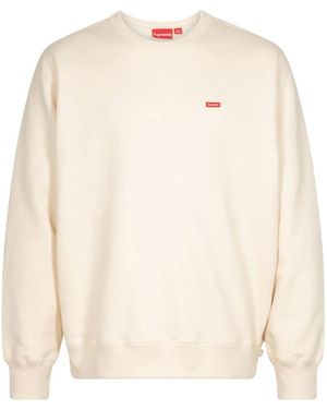 Supreme Felpa Girocollo Con Logo - Neutro