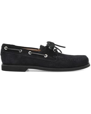 Gianvito Rossi Vandée Suede Loafers - White
