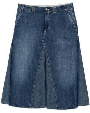 Our Legacy Rift Panelled Skirt - Blue