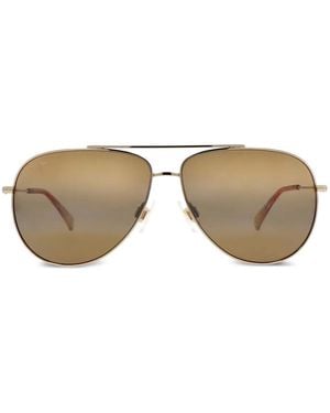 Maui Jim Hauoli Metal-Frame Sunglasses - Grey