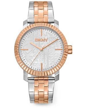 DKNY Armbanduhr Mit Logo-Detail 36Mm - Weiß