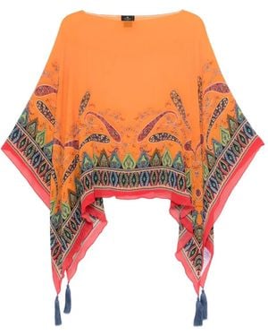 Etro Paisley Tassel Top - Orange