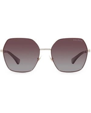 Polo Ralph Lauren Geometric-Frame Sunglasses - Purple